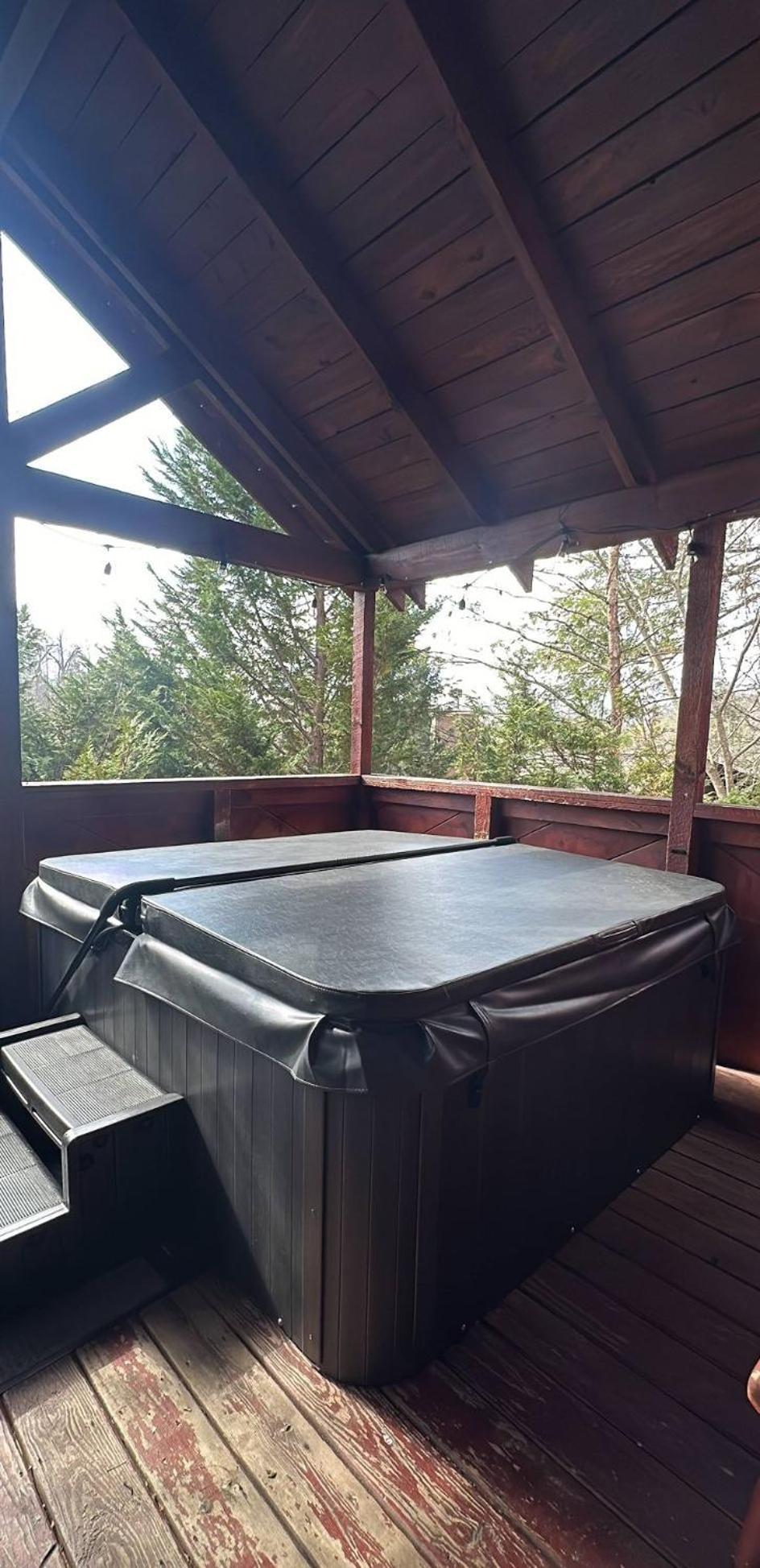 Prime Mountain Cabin - Near Galinburg Downtown 蓋特林堡 外观 照片